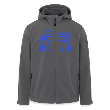 Eingegangene Blumen Blumentopf Welk Abgestorben - Recycelte Männer Softshell-Jacke von Stanley/Stella - Anthrazit - Vorne - AI Model Male 185 light (185cm)