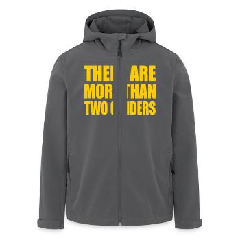 there are more than two genders - Recycelte Männer Softshell-Jacke von Stanley/Stella - Anthrazit - Vorne - AI Model Male 185 light (185cm)