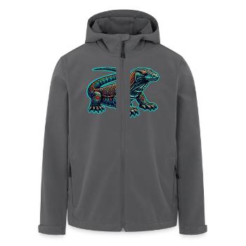 Komodo Dragon - Recycelte Männer Softshell-Jacke von Stanley/Stella - Anthrazit - Vorne - AI Model Male 185 light (185cm)