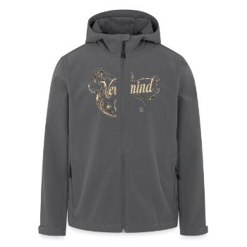 Macht nichts - Recycelte Männer Softshell-Jacke von Stanley/Stella - Anthrazit - Vorne - AI Model Male 185 light (185cm)