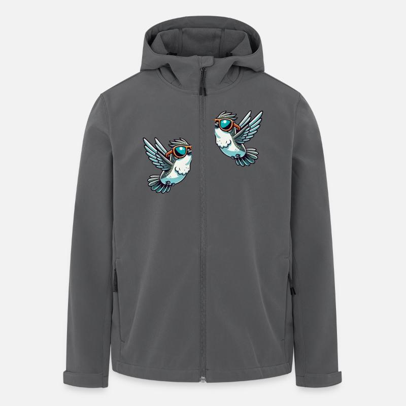 Lunettes de soleil Hummingbird 2 - Veste softshell homme en polyester recyclé Stanley/Stella - charbon