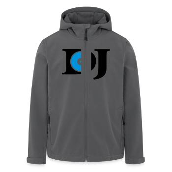 musik dj - Recycelte Männer Softshell-Jacke von Stanley/Stella - Anthrazit - Vorne - AI Model Male 185 light (185cm)