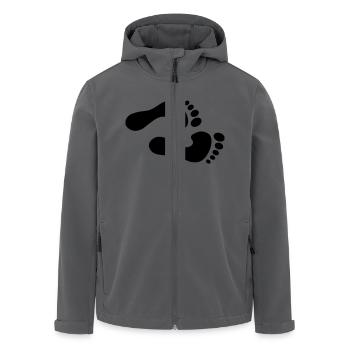 Füße - Recycelte Männer Softshell-Jacke von Stanley/Stella - Anthrazit - Vorne - AI Model Male 185 light (185cm)