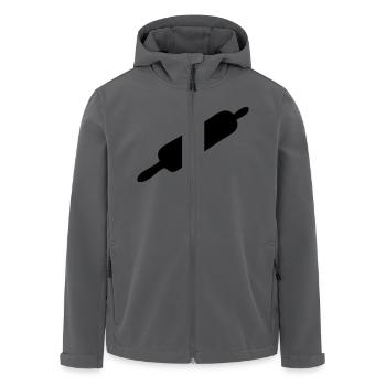 Bäcker Nudelholz - Recycelte Männer Softshell-Jacke von Stanley/Stella - Anthrazit - Vorne - AI Model Male 185 light (185cm)