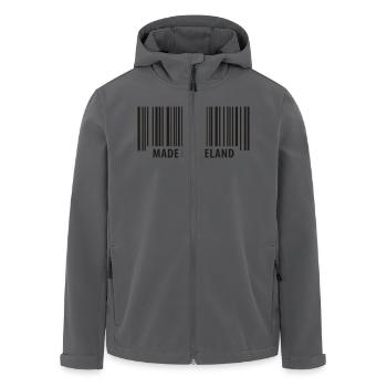 Made in Ireland - Recycelte Männer Softshell-Jacke von Stanley/Stella - Anthrazit - Vorne - AI Model Male 185 light (185cm)