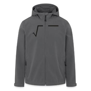 Wurzel - Mathe - Recycelte Männer Softshell-Jacke von Stanley/Stella - Anthrazit - Vorne - AI Model Male 185 light (185cm)