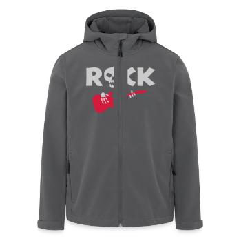 rock_skeleton - Recycelte Männer Softshell-Jacke von Stanley/Stella - Anthrazit - Vorne - AI Model Male 185 light (185cm)