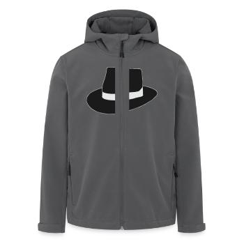 schwarzer Hut - Recycelte Männer Softshell-Jacke von Stanley/Stella - Anthrazit - Vorne - AI Model Male 185 light (185cm)
