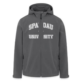 Spandau University - Recycelte Männer Softshell-Jacke von Stanley/Stella - Anthrazit - Vorne - AI Model Male 185 light (185cm)