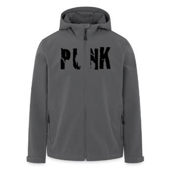 punk - Recycelte Männer Softshell-Jacke von Stanley/Stella - Anthrazit - Vorne - AI Model Male 185 light (185cm)