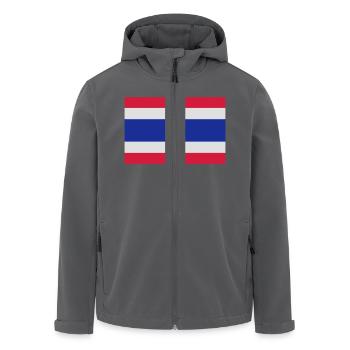 Thailand - Recycelte Männer Softshell-Jacke von Stanley/Stella - Anthrazit - Vorne - AI Model Male 185 light (185cm)