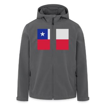 Chile - Recycelte Männer Softshell-Jacke von Stanley/Stella - Anthrazit - Vorne - AI Model Male 185 light (185cm)