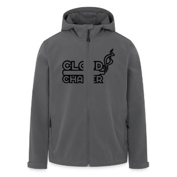 Cloudchaser - Recycelte Männer Softshell-Jacke von Stanley/Stella - Anthrazit - Vorne - AI Model Male 185 light (185cm)