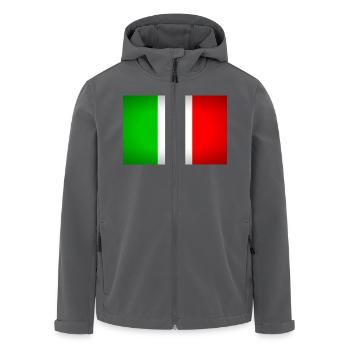 italien italy - Recycelte Männer Softshell-Jacke von Stanley/Stella - Anthrazit - Vorne - AI Model Male 185 light (185cm)