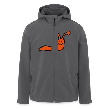 Schnecke - Recycelte Männer Softshell-Jacke von Stanley/Stella - Anthrazit - Vorne - AI Model Male 185 light (185cm)