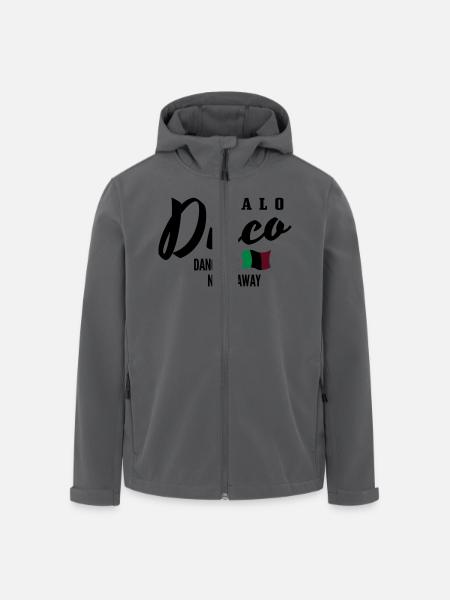 Italo Disco - Dance the Night Away - Recycelte Männer Softshell-Jacke von Stanley/Stella - Anthrazit