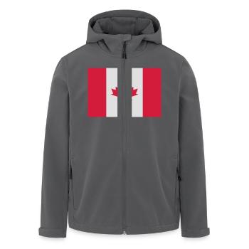 flagge kanada - Recycelte Männer Softshell-Jacke von Stanley/Stella - Anthrazit - Vorne - AI Model Male 185 light (185cm)