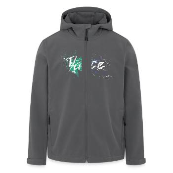 Dance Colorsplash - Recycelte Männer Softshell-Jacke von Stanley/Stella - Anthrazit - Vorne - AI Model Male 185 light (185cm)