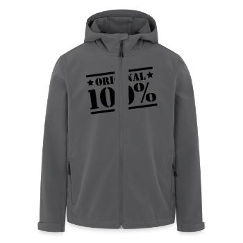 100% Original - Recycelte Männer Softshell-Jacke von Stanley/Stella - Anthrazit - Vorne - AI Model Male 185 light (185cm)