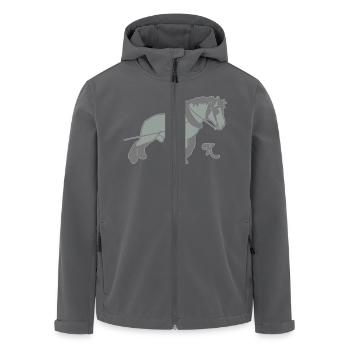 kaltblutziehtk - Recycelte Männer Softshell-Jacke von Stanley/Stella - Anthrazit - Vorne - AI Model Male 185 light (185cm)