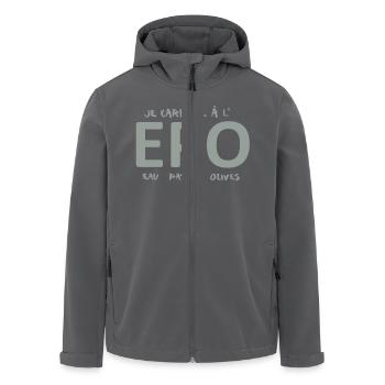 EPO - Recycelte Männer Softshell-Jacke von Stanley/Stella - Anthrazit - Vorne - AI Model Male 185 light (185cm)