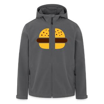 Hamburger - Recycelte Männer Softshell-Jacke von Stanley/Stella - Anthrazit - Vorne - AI Model Male 185 light (185cm)