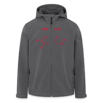 Präsentiert von Adrenalin - Recycelte Männer Softshell-Jacke von Stanley/Stella - Anthrazit - Vorne - AI Model Male 185 light (185cm)