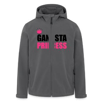 Gangsta Princess - Recycelte Männer Softshell-Jacke von Stanley/Stella - Anthrazit - Vorne - AI Model Male 185 light (185cm)