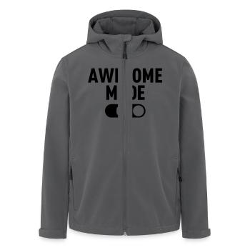 Awesome Mode - Recycelte Männer Softshell-Jacke von Stanley/Stella - Anthrazit - Vorne - AI Model Male 185 light (185cm)