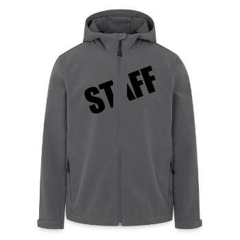 Staff - Recycelte Männer Softshell-Jacke von Stanley/Stella - Anthrazit - Vorne - AI Model Male 185 light (185cm)