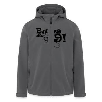 Bums die Neun - Recycelte Männer Softshell-Jacke von Stanley/Stella - Anthrazit - Vorne - AI Model Male 185 light (185cm)