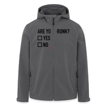 Are you drunk? - Recycelte Männer Softshell-Jacke von Stanley/Stella - Anthrazit - Vorne - AI Model Male 185 light (185cm)