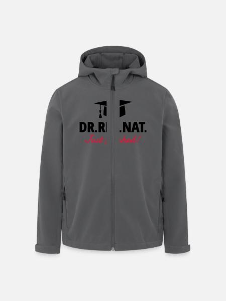 Doktor - Recycelte Männer Softshell-Jacke von Stanley/Stella - Anthrazit