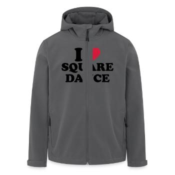 Square dance - Recycelte Männer Softshell-Jacke von Stanley/Stella - Anthrazit - Vorne - AI Model Male 185 light (185cm)
