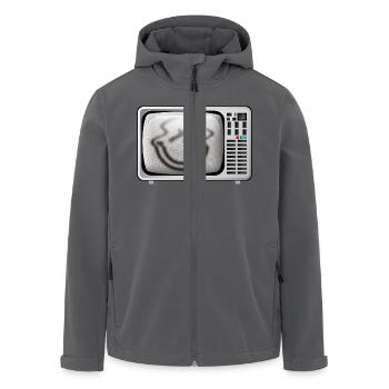 Smiley TV - Recycelte Männer Softshell-Jacke von Stanley/Stella - Anthrazit - Vorne - AI Model Male 185 light (185cm)