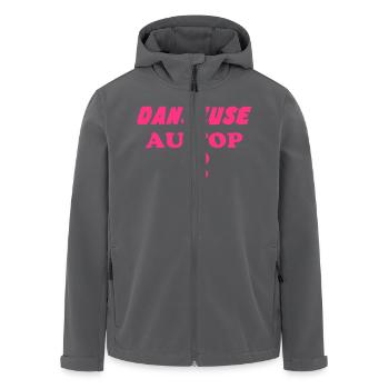 Danseuse au top - Recycelte Männer Softshell-Jacke von Stanley/Stella - Anthrazit - Vorne - AI Model Male 185 light (185cm)