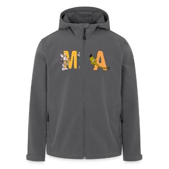 Mia - Recycelte Männer Softshell-Jacke von Stanley/Stella - Anthrazit - Vorne - AI Model Male 185 light (185cm)