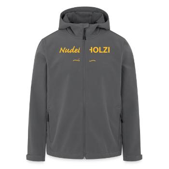 Nudelholz mit Nudel - Recycelte Männer Softshell-Jacke von Stanley/Stella - Anthrazit - Vorne - AI Model Male 185 light (185cm)