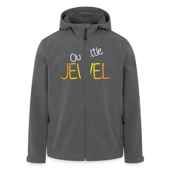 Baby / Juwel / Familie / klein / Toddler - Recycelte Männer Softshell-Jacke von Stanley/Stella - Anthrazit - Vorne - AI Model Male 185 light (185cm)