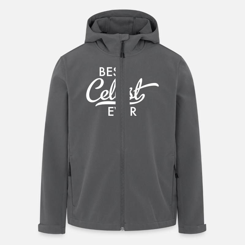 Cello - Recycelte Männer Softshell-Jacke von Stanley/Stella - Anthrazit