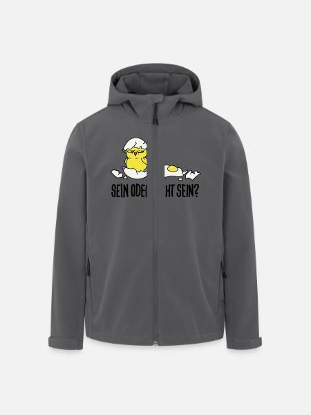 sein oder nicht sein - Recycelte Männer Softshell-Jacke von Stanley/Stella - Anthrazit