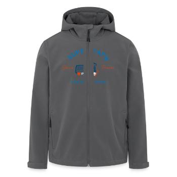 Super Opa immer cool - Opa Geschenkidee - Recycelte Männer Softshell-Jacke von Stanley/Stella - Anthrazit - Vorne - AI Model Male 185 light (185cm)