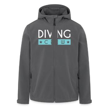 Diving Crew - Recycelte Männer Softshell-Jacke von Stanley/Stella - Anthrazit - Vorne - AI Model Male 185 light (185cm)