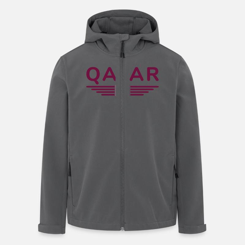 Qatar Design – Exclusive and Modern - Men’s Recycled Softshell Jacket by Stanley/Stella - anthracite