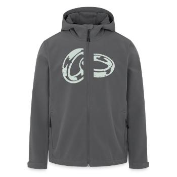eheringe - Recycelte Männer Softshell-Jacke von Stanley/Stella - Anthrazit - Vorne - AI Model Male 185 light (185cm)