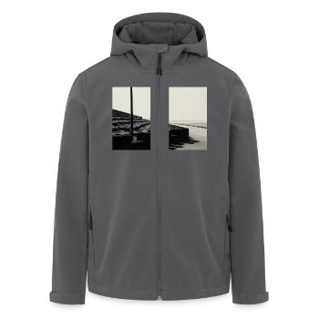 IMG 0025 - Recycelte Männer Softshell-Jacke von Stanley/Stella - Anthrazit - Vorne - AI Model Male 185 light (185cm)