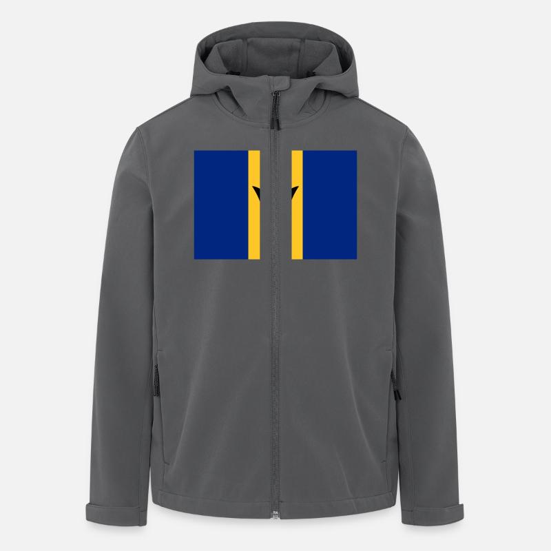 Barbados - Recycelte Männer Softshell-Jacke von Stanley/Stella - Anthrazit