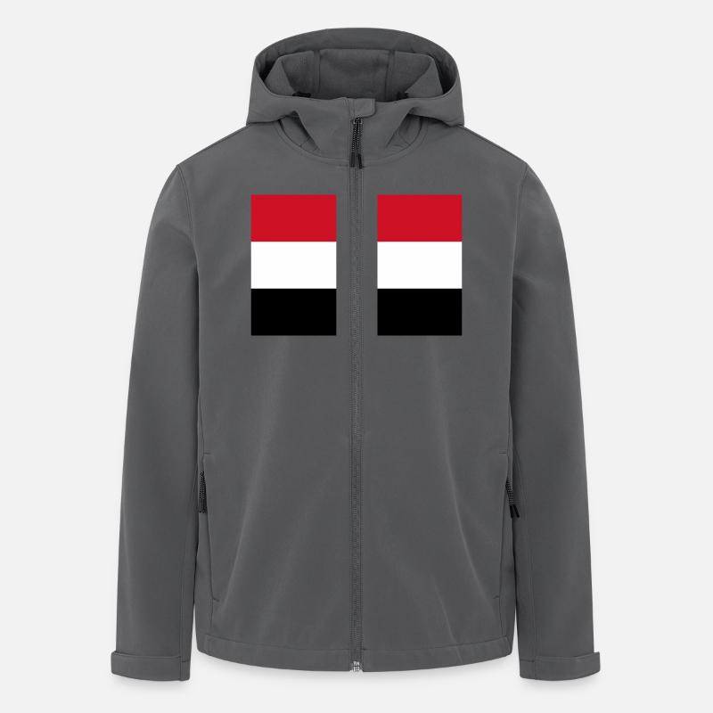 Ägypten - Recycelte Männer Softshell-Jacke von Stanley/Stella - Anthrazit