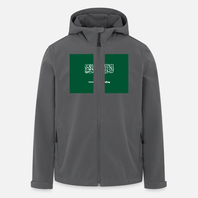 Saudi-Arabien - Recycelte Männer Softshell-Jacke von Stanley/Stella - Anthrazit