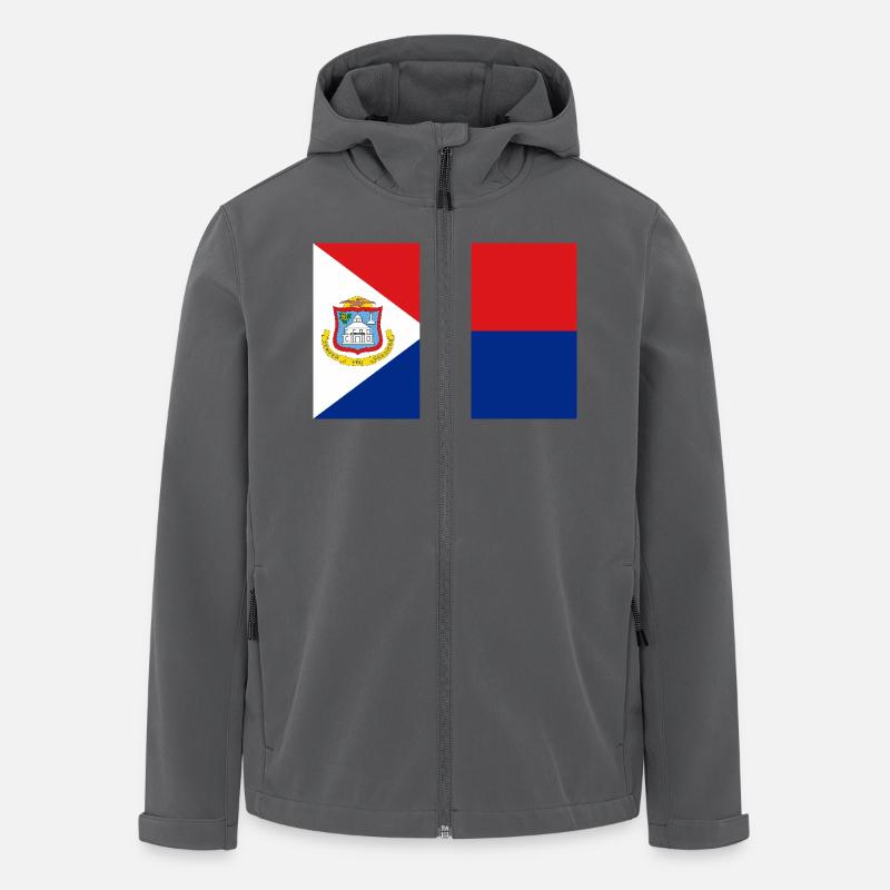 Sint Maarten - Recycelte Männer Softshell-Jacke von Stanley/Stella - Anthrazit